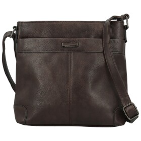 Trendy dámská koženková crossbody kabelka Neira, coffee