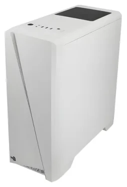 AeroCool Cylon bílá / PC skříň / Midi Tower / ATX / mATX / Mini-ITX / RGB / průhledná bočnice / bez zdroje (ACCM-PV10012.21)