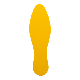 Djois podlahové samolepicí značení - tvar stopa, 28 x 8,4 cm, žlutá, 1 ks
