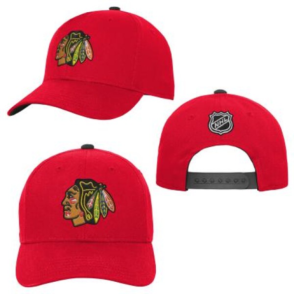 Outerstuff Dětská kšiltovka Chicago Blackhawks Precurved Snap