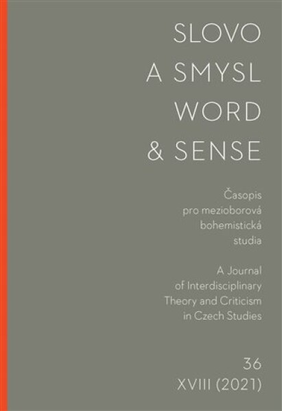 Slovo a smysl 36/ Word & Sense 36