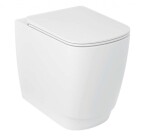 KLUDI - Resa S Stojící WC, vario odpad, Rimless, Spiralflush, matná bílá 27WCB0353