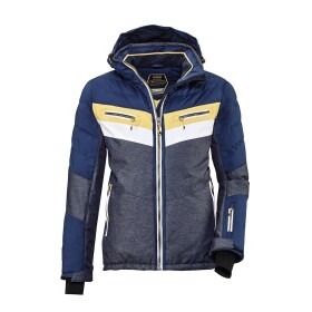 Bunda TIRANO KILLTEC pánská zimní denim dark ocean burn - DOPRODEJ