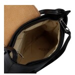 Luxusní dámská kožená crossbody kabelka Jessie, černá