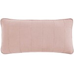 Ib Laursen Prošívaný povlak na polštář Dusty Pink 50 × 90 cm, růžová barva, zelená barva, textil