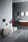 Laufen - Il Bagno Alessi One Závěsný bidet, boční přívod vody, s LCC, bílá H8309714003041