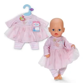 Zapf Creation BABY born Šatičky světle růžová