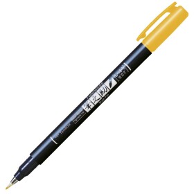 Tombow Fudenosuke Hard štětcový fix žlutý