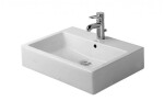 DURAVIT - Vero Umyvadlo na desku, 50x47 cm, s přepadem, s otvorem pro baterii, bílá 0452500000