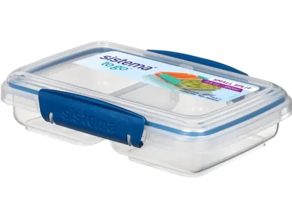 Sistema To Go Small Split Dělený svačinový box se 2 oddíly 350 ml modrá (8592001429338)