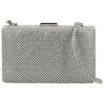 Luxusní dámské psaníčko Moon Rivax, stříbrné