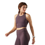 Dámská merino podprsenka SMARTWOOL Women's Active Crop Bra, Mink velikost: XS