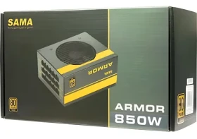 Inter-Tech SAMA FTX-850-B Armor / Zdroj / ATX / 850W / 80 Plus Gold / Modulární / 120 mm (88882195)