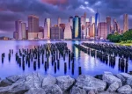 ENJOY Puzzle Zatažená obloha nad Manhattanem, New York