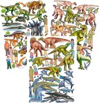 Dino world Dino World, 3498975, Dino ZOO 2, kreativní sešit se samolepkami