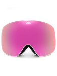 Horsefeathers SCOUT white/mirror pink pánské brýle na snowboard