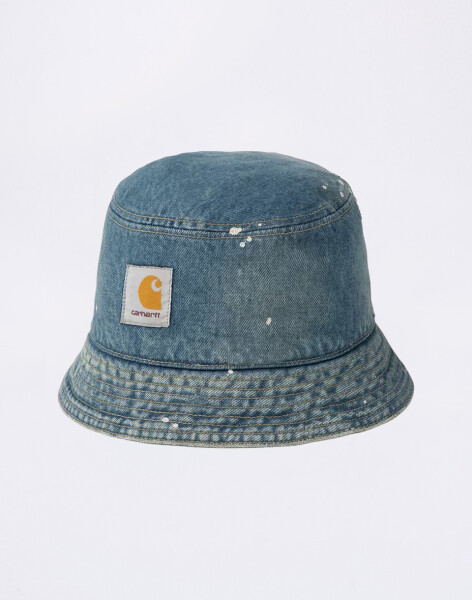 Carhartt WIP Belmar Bucket Hat Blue destroy wash S-M