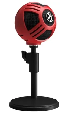 AROZZI SFERA červená / stolní mikrofon / všesměrový / USB (SFERA-RED)