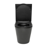 WC kombi komplet SAT Infinitio černá matná mat vario odpad SATINF031VPSNBKM SATINF031VPSNBKM