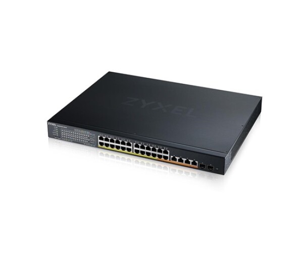 Zyxel XMG1930-30HP, 24-port 2.5GbE Smart Managed Layer 2 PoE 700W 22xPoE+/8xPoE++ Switch with 4 10GbE and 2 SFP+ Uplink EDF_1010842