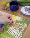 ViSSEVASSE Puzzle Spring – 300 dílků, fialová barva, papír