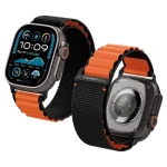 Spigen Fabric Band (hook) řemínek pro Apple Watch 49mm/46mm/45mm/44mm oranžová (AMP10145)