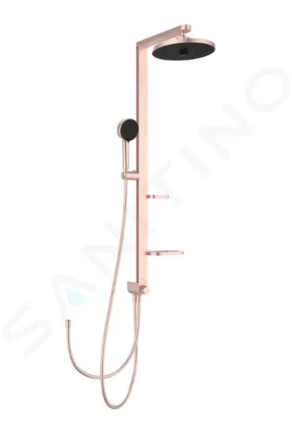 IDEAL STANDARD - ALU+ Sprchový set bez baterie, průměr 26 cm, 2 proudy, rosé BD585RO