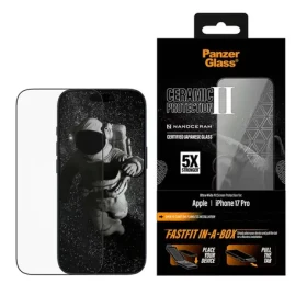 PanzerGlass Ceramic II Apple iPhone 17 Pro s bezprašným instalačním boxem (PG38276)