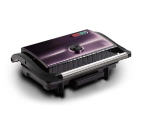 BERLINGERHAUS Elektrický kontaktní gril s nepřilnavým povrchem Purple Metallic Line BH-9271