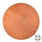 RAV Slezák - Hlavová sprcha kulatá kovová ø 30 cm s 4-otvorovými tryskami, Zlatá Růžová - kartáčovaná KS0001/4ZRK KS0001/4ZRK
