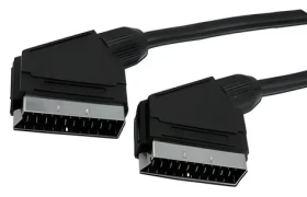 MediaRange černá / SCART kabel / Samec-samec / 1,4 m (MRCS152)