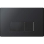 CERANO - Kompletní WC set Basic/Cesso - černá lesklá - WC tlačítko Modulo/Černá - závěsné - předstěnová instalace - 49x36 CER-8050BD86323