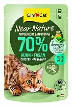 GimCat Near Nature kapsa kuře&bažant 85g