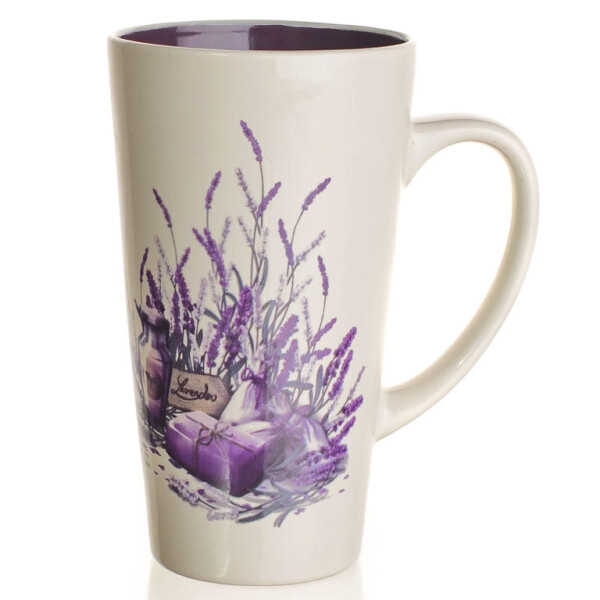 Banquet Keramický hrnek vysoký LAVENDER 450 ml