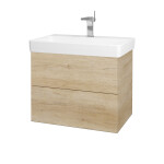 Dřevojas - Koupelnová skříňka VARIANTE SZZ2 70 pro umyvadlo Laufen Pro S - D15 Nebraska / D15 Nebraska 194963