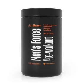 Men‘s Force Pre-Workout - GymBeam (mango marakuja, 420 g) (105301-1-420g-mangomaracuja)