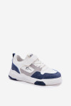 Lehké dětské sneakersy Big Star RR374052 Bílo-Modré 32