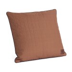 HAY Prošívaný polštář Dori Midnight blue 60 × 60 cm, modrá barva, textil