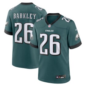 Nike Pánský dres Philadelphia Eagles NFL Saquon Barkley #26 Game Grün (2025) Velikost: 2XL