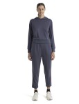 ICEBREAKER Wmns Merino Crush II LS Hoodie, Graphite velikost: L