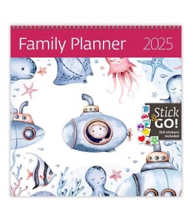 Kalendář nástěnný 2025 Family Planner