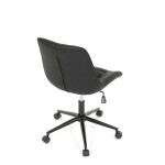 Pracovní židle, výškově nastavitelná, černá látka, KA-V3120 BK3