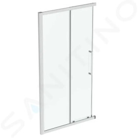 IDEAL STANDARD - i.Life Posuvné sprchové dveře, dvoudílné, 1100 mm, silver bright/čiré sklo T4858EO