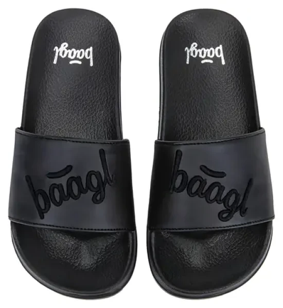 BAAGL Pantofle Logo černá / vel. 44
