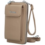 Stylová dámská crossbody peněženka Coveri Berllys, béžová