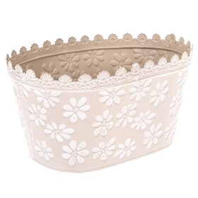 Kovový obal na květináč FE506