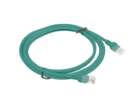 Lanberg Patch kabel Cat5e U/UTP zelená, 0,25 m (10 ks) / Patch kabel / RJ45-RJ45 / Fluke Passed / CCA (PCU5-20CC-0025-G)