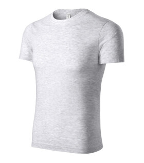 Peak tričko unisex světle šedý melír XL