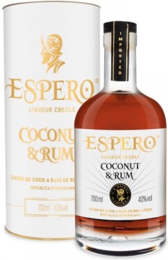 Espero Creole Coconut & Rum 40% 0,7 l (tuba)