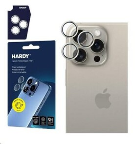 3mk HARDY Lens Protection Pro skla na fotoaparát pro Apple iPhone 15 Pro Natural (5903108573429)